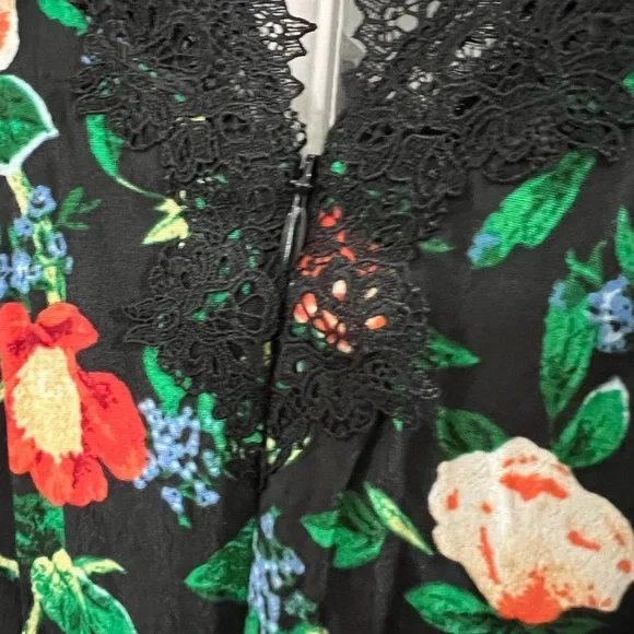 Anthropologie Lacy V-Neck Mini Dress - Size 8 - Picture 10 of 11